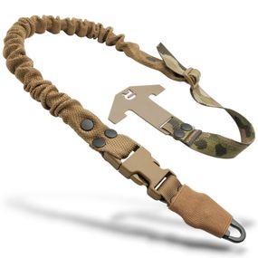 Одноточковий плечовий ремінь з кріпленням до плитоноски RAGNAROK THOR Мультикам + Койот