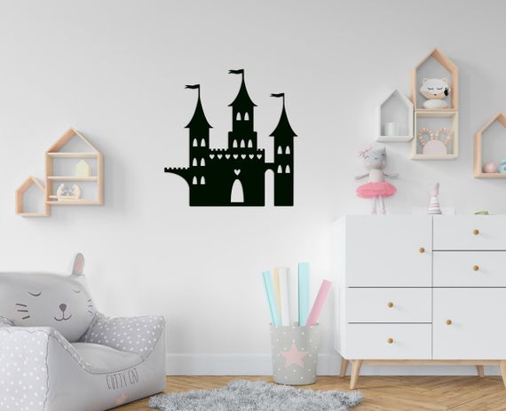 Панно декоративная картина на стену Замок LED подсветка 400х389 acr-p000063 | Зображення 1