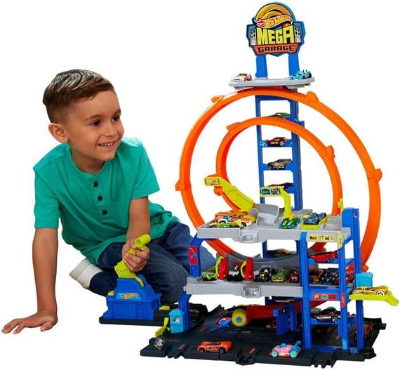 Игровой набор Гараж с мега петлей Hot Wheels City Mega Loop Garage | Зображення 8