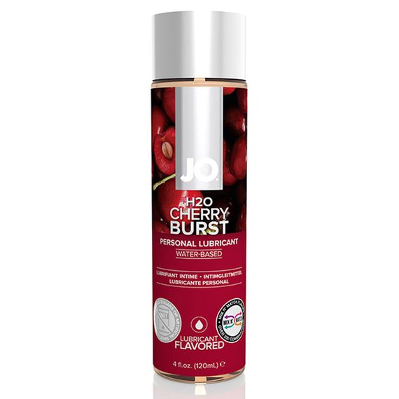 Оральний лубрикант JO H2O Cherry Burst, вишня, 120 мл | Зображення 1