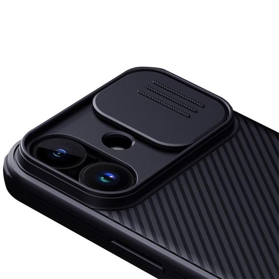 Карбонова накладка Nillkin CamShield Pro Magnetic для Apple iPhone 17 (6.3") Black | Зображення 3
