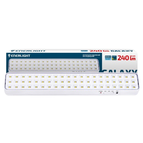 Світильник LED аварійний 240Lm 6500К 2Ah GALAXY240SMD20C Enerlight