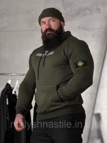 Худи maklin  Stone island oliva ВТ5074