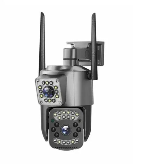 Уличная WIFI камера видеонаблюдения поворотная Smart Home Camera SC03 V380 Pro на два объектива