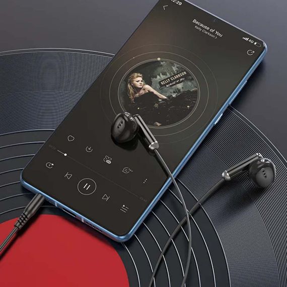 Навушники Borofone BM89 Surpass universal (3.5mm/1.2m) Black | Зображення 3