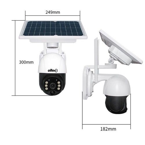 Беспроводная IP-видеокамера Oltec IPC-322SW-G WiFi c солнечной батареей | Зображення 2