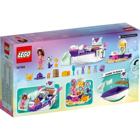 Конструктор LEGO Gabby's Dollhouse Корабель і спа Ґаббі й Нявки 88 деталей (10786) | Зображення 5