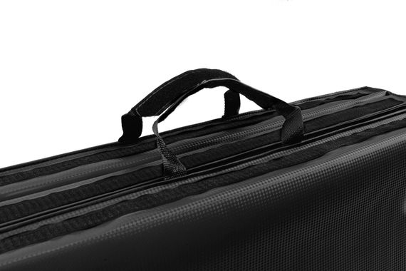 Мат гимнастический Hop-Sport HS-095FM твердый с липучкой 5см черный | Зображення 2