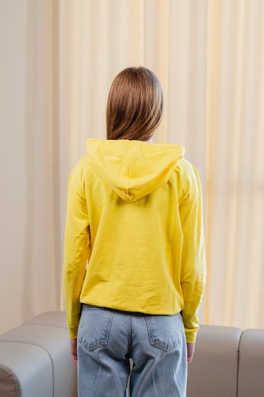 Худі для дівчинки (підлітковий) Носи своє 146 Жовтий (p-11009-119093) | Зображення 5