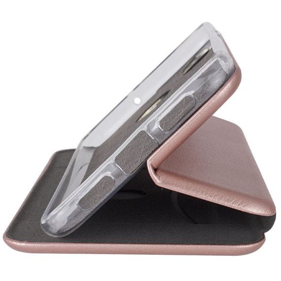 Кожаный чехол-книжка Classy для Xiaomi Redmi Note 8T Rose Gold | Зображення 3