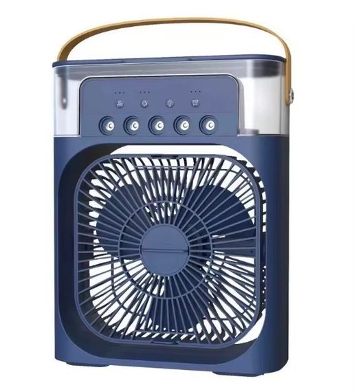Настільний вентилятор з функцією зволожувача Air Cooler Fan Міні вентилятор - кондиціонер з відділенням для льоду | Зображення 3