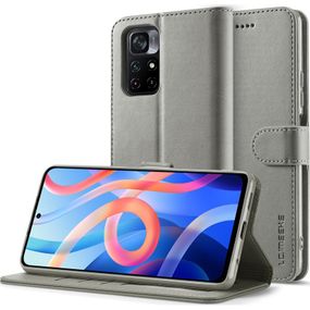 Чохол книжка iMeeke для Xiaomi Redmi Note 11 5G / Poco M4 Pro 5G колір Сірий