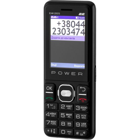 Мобільний телефон 2E E240 2023 Black (688130251068) | Зображення 8