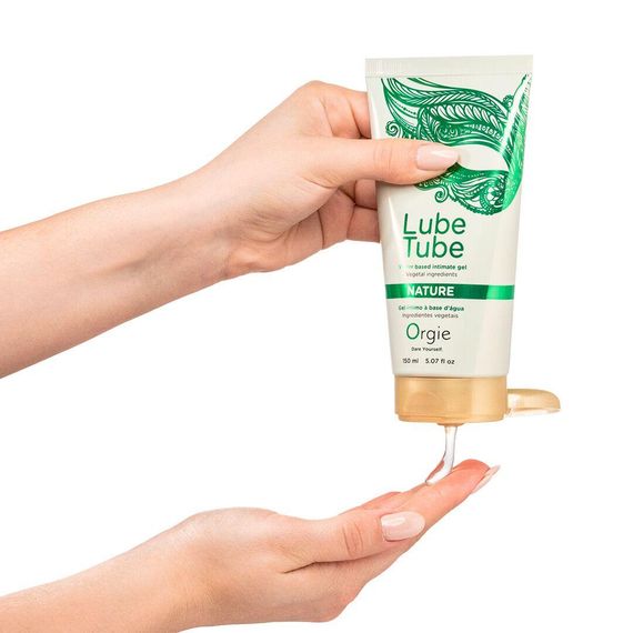 Лубрикант на водній основі Orgie Lube Tube Nature, 150 мл, натуральний склад, зволожує, заспокоює Sex Aura | Зображення 1