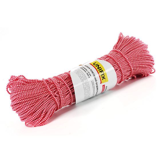 Шнур плетений кольоровий будівельний 2 мм 100 м UNIFIX 6995851