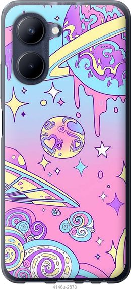 Чехол на Realme C33 Розовая галактика "4146u-2870-17620"