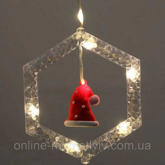 Гірлянда-штора Зірки-грані XPRO 3x3м 300LED (234576472_279) | Зображення 3