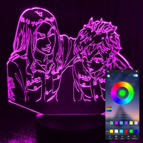 Акриловый светильник-ночник управление с телефона Токийские мстители tty-n001121