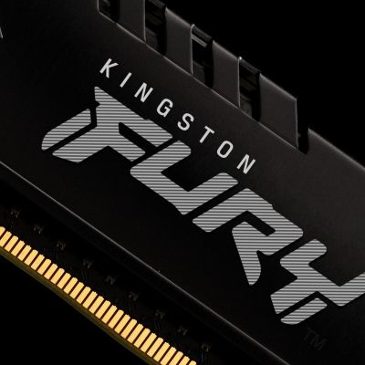 Модуль памяти для компьютера DDR4 16GB 3200 MHz Beast Black Kingston Fury (ex.HyperX) (KF432C16BB1/16WP) | Зображення 8