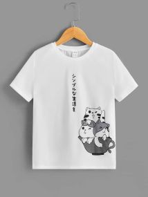 Футболка жіноча з принтом повсякденна L Білий