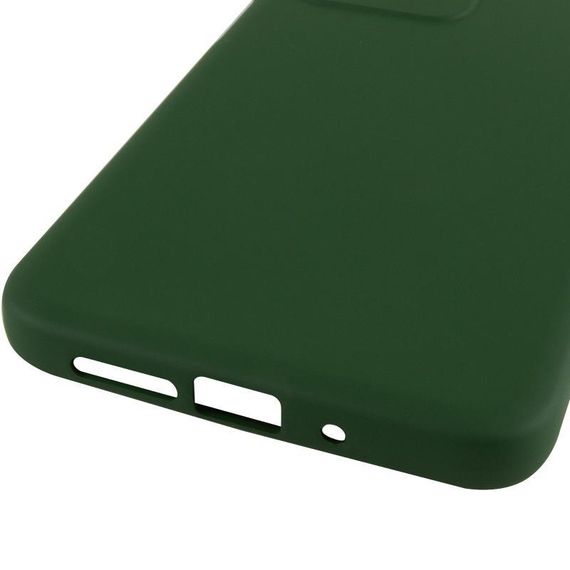 Чохол TPU GETMAN Liquid Silk Full Camera для Xiaomi Redmi 15 (EU) Зелений / Dark green | Зображення 4