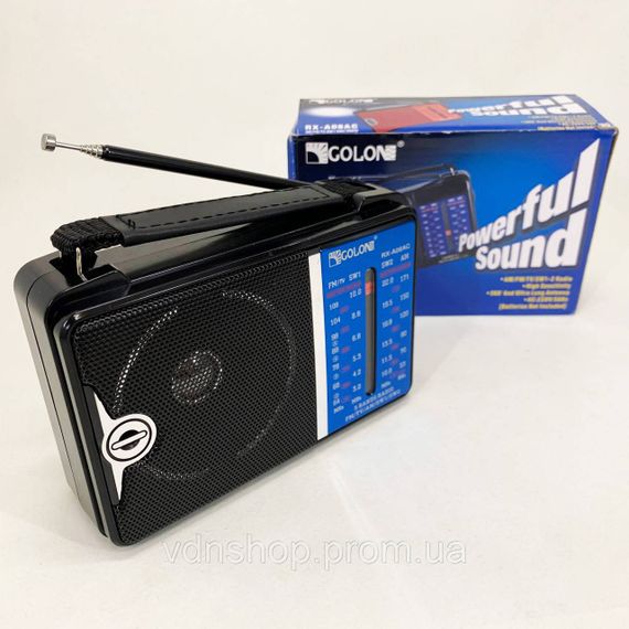 Радіоприймач з хорошою якістю прийому, Класичні радіоприймачі на батарейках, Приймач ретро стиль YM-37 | Зображення 4