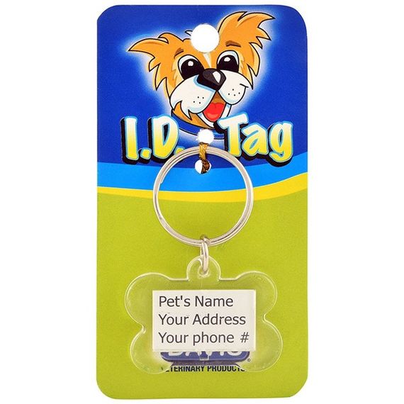 Адресник для ошейника для собак Davis Bone ID Tag