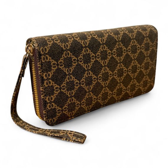 Женский клатч кошелек Primolux Fashion Wallet портмоне - Coffee