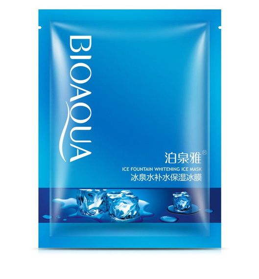Маска для обличчя тканинна BIOAQUA Ice Fountain Whitening Mask охолоджувальна 30 г