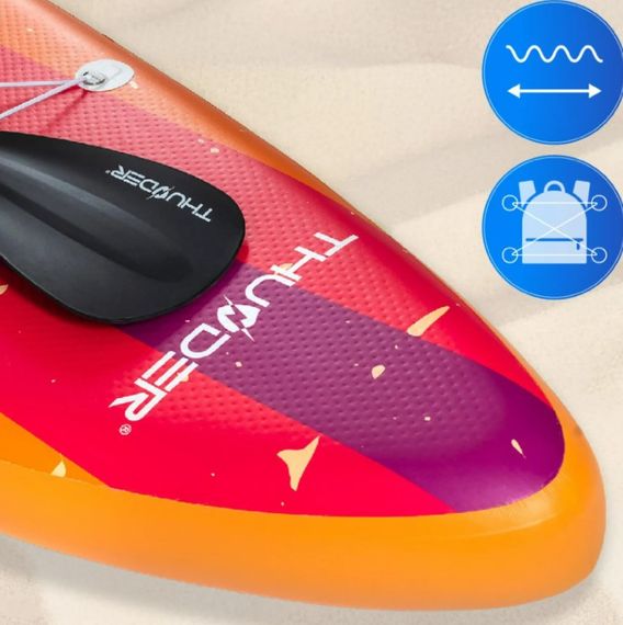 Надувна дошка SUP THUNDER RETRO 320 см з веслом | Зображення 7