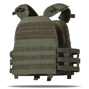 Плитоноска MVP Lite Ukrarmor Modular Vest Platform, плитоноска-носій Cordura MOLLE ЗСУ, страйкбол, колір Олива