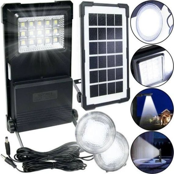 Сонячна станція портативна GDLITE GD-07А із сонячною панеллю та функцією Power Bank | Зображення 1