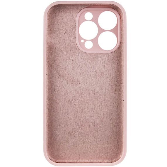 Чехол Silicone Case Full Camera Protective (AA) NO LOGO для Apple iPhone 16 Pro Max (6.9") Розовый / Chalk Pink | Зображення 1