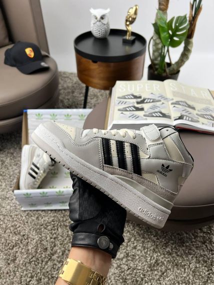 Жіночі кросівки Forum 84 Mid Grey Black , В'єтнам , весна / літо / осінь 41, 	 Весна/Осінь | Зображення 7