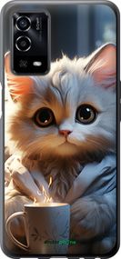 Чохол на Oppo A55 Білий кіт "5646u-2273-2448"