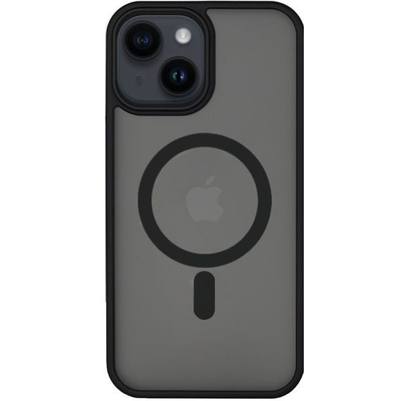TPU+PC чохол Metal Buttons with MagSafe для Apple iPhone 14 (6.1")