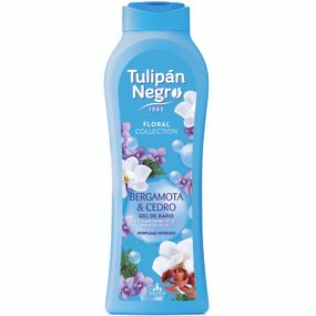 Гель для душу парфумований Tulipan Negro Shower Gel - Bergamota & Cedro (650 ml)