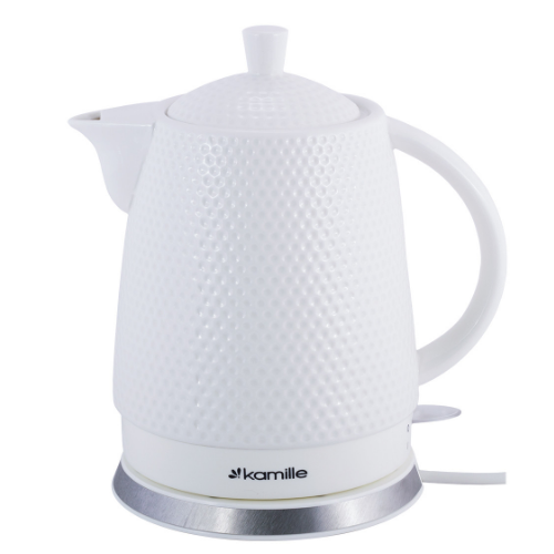Електрочайник 1,5л 1200W кераміка 1725 KAMILLE | Зображення 6