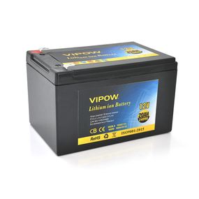 Аккумуляторная батарея литиевая Vipow 12V 20A h элементами Li-ion 18650