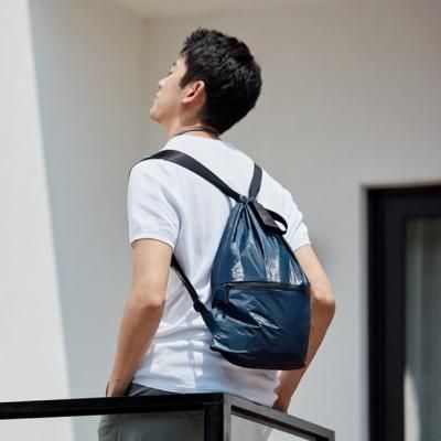 Рюкзак туристичний Xiaomi RunMi 90 Points Lightweight Urban Drawstring Backpack Blue (6972125146144) | Зображення 3