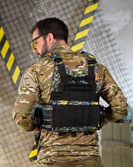 Плитоноска 4 швидких скидань з напашником NETFLIX VTM   ПП4638 | Зображення 2