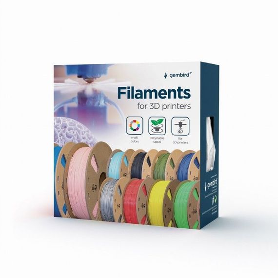 Філамент для 3D-принтера Gembird 3DP-PLA+1.75-02-W , PLA+, 1.75 мм, білий | Зображення 2