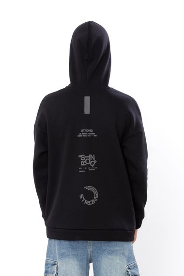 Худі для хлопчика (підлітковий) Носи своє 146 Чорний (p-12206-173309) | Зображення 2
