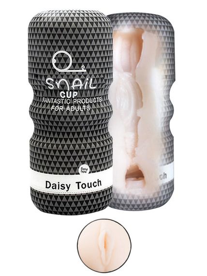 Мастурбатор чашка Snail Cup (Vagina) Babydoll Універсальний. Чорний 103-3