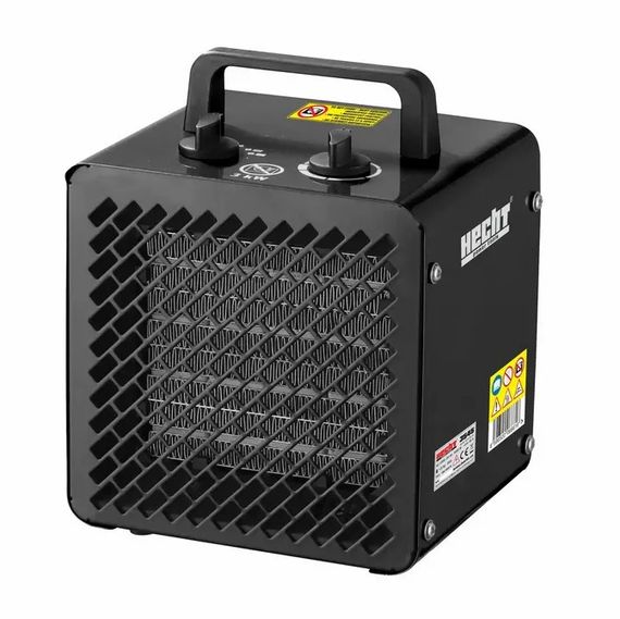 Електричний обігрівач HECHT 3545 підлоговий/настільний, 3,0 кВт, площа обігріву 30 кв.м., Чорний