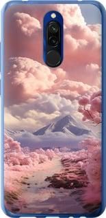Чохол на Xiaomi Redmi 8 Рожеві хмари з пластику FCh_006746