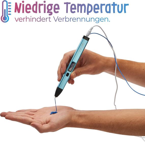 Преміум 3D ручка Filapen з філаментами, кейсом, шаблони, набір для 3D малювання для дітей і дорослих, PCL, USB-C | Зображення 1