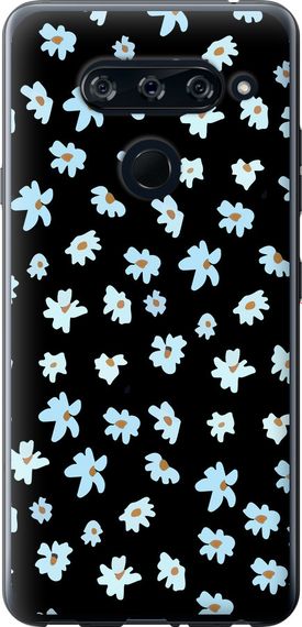 Чехол на LG V40 ThinQ Цветочный "4900u-1577-17620"