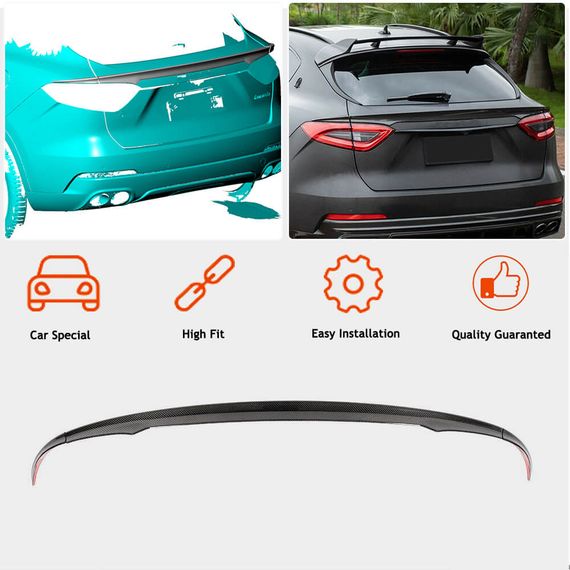 Спойлер нижній V1 (Карбон) для Maserati Levante 2016- рр | Зображення 1