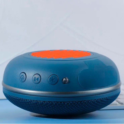 Портативная Bluetooth колонка TG648 с функцией громкой связи, радио, карабин, синяя | Зображення 1
